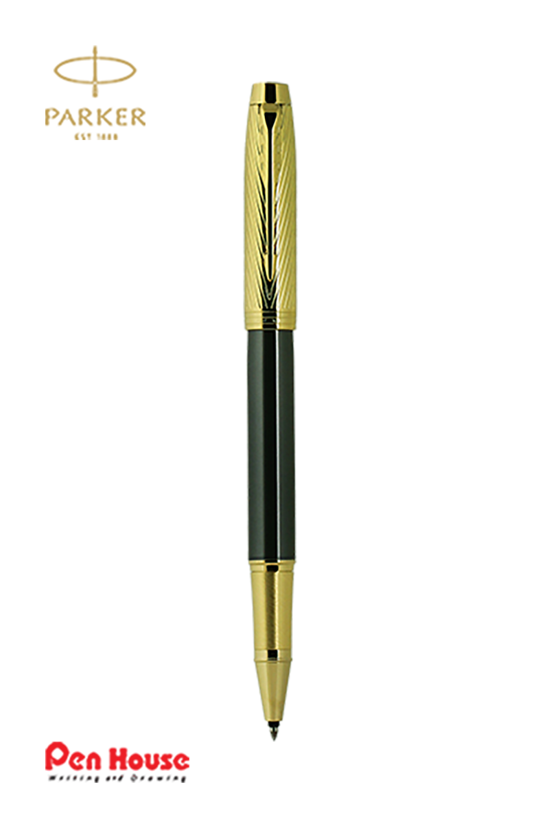 PARKER IM PREMIUM ARROW GOLD ROLLER BALL PEN
