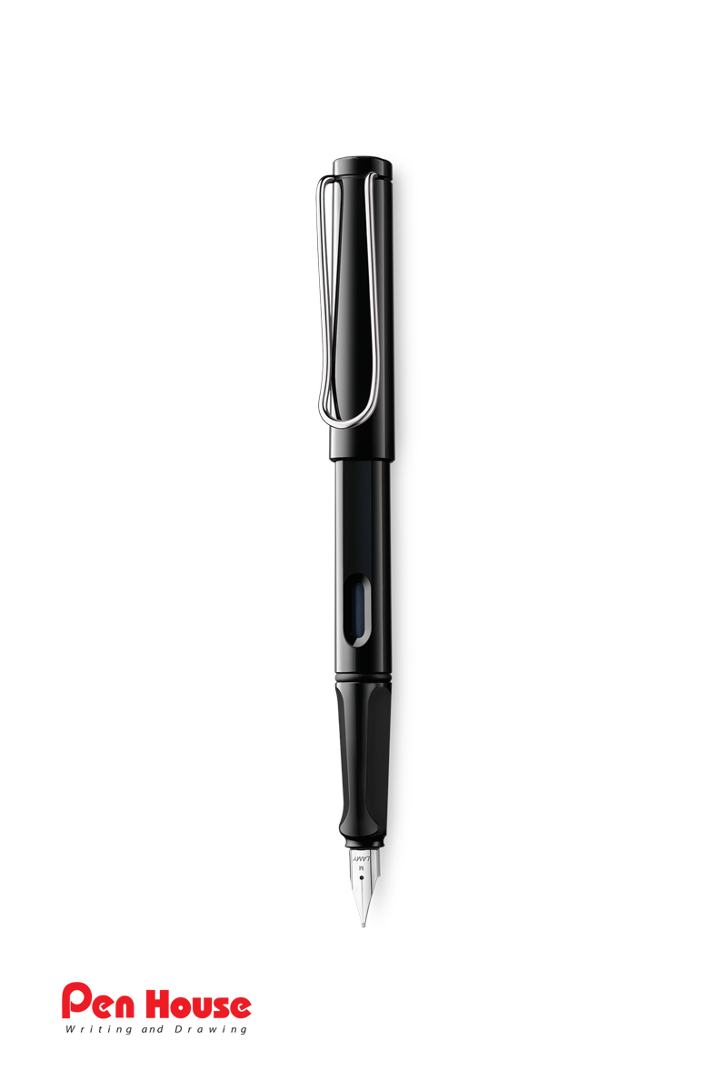 LAMY SAFARI LACQUER BLACK FOUNTAIN PEN