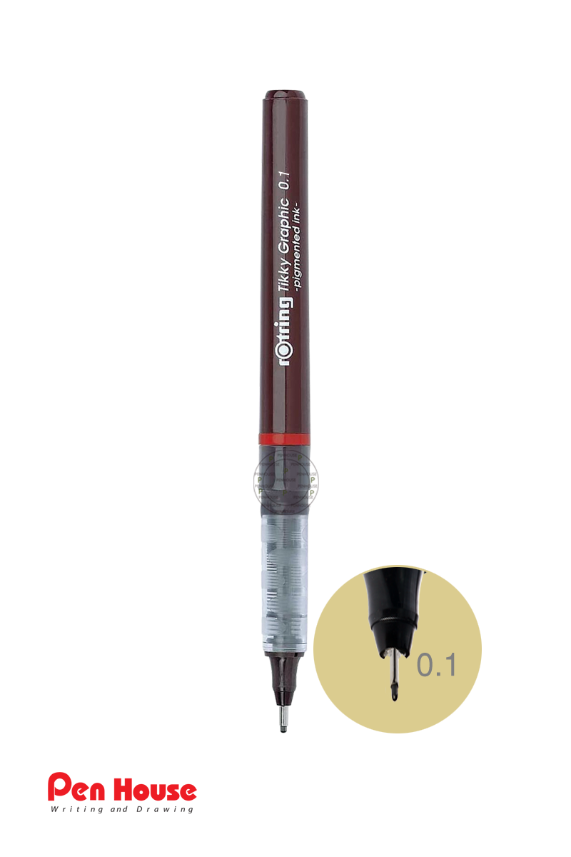 ROTRING TIKKY GRAPHIC PIGMENT INK POINT 0.1 to 0.8