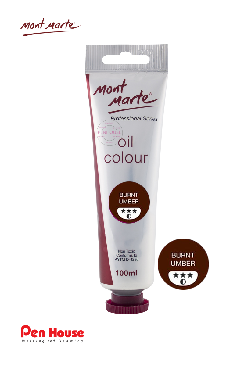 OIL PAINT TUBE 100ML - BURNT UMBER