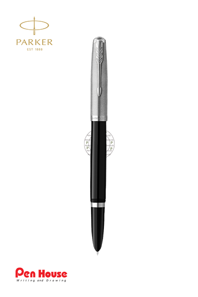 PARKER 51 COVE BLACK CHROME TRIME FOUNTAIN P (F)