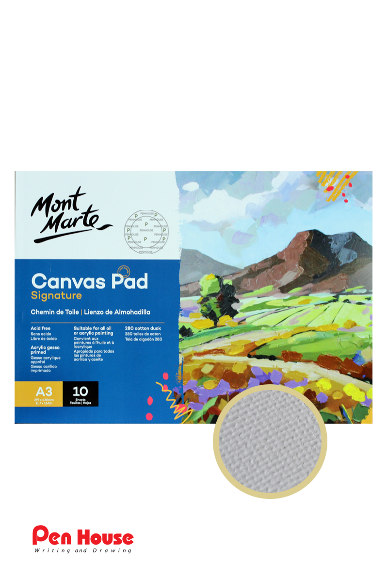 MONT MARTE CANVAS PAD SIGNATURE A3