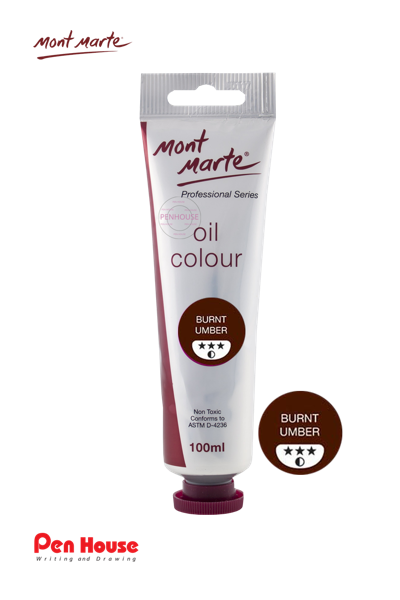 OIL PAINT TUBE 100ML - BURNT UMBER