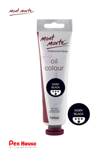 OIL PAINT TUBE 100ML - IVORY BLACK