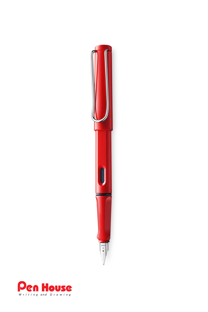 LAMY SAFARI LACQUER RED FOUNTAIN PEN