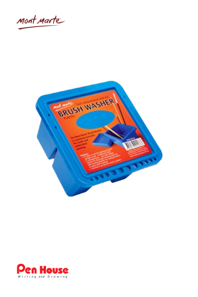 BRUSH WASHER TWIN COMPARTMENT