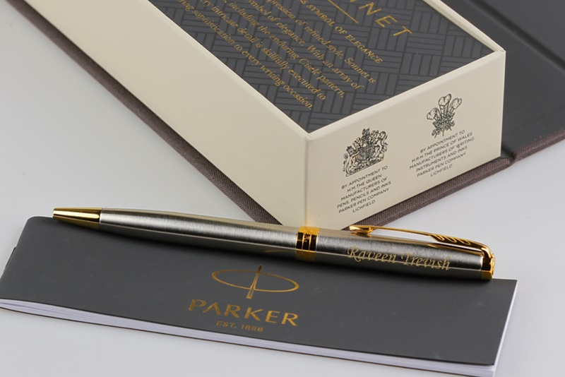 Laser engraving at Pen House