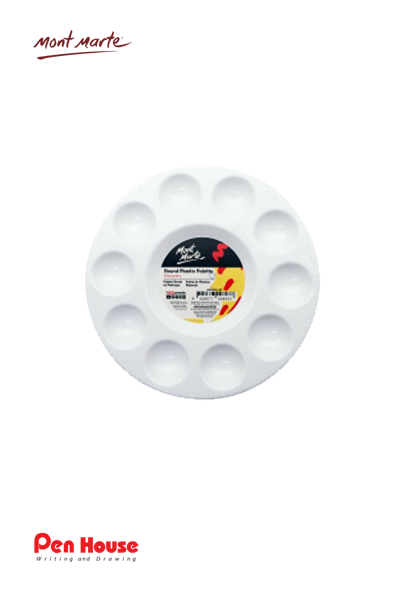 ROUND PLASTIC PALETTE 17CM