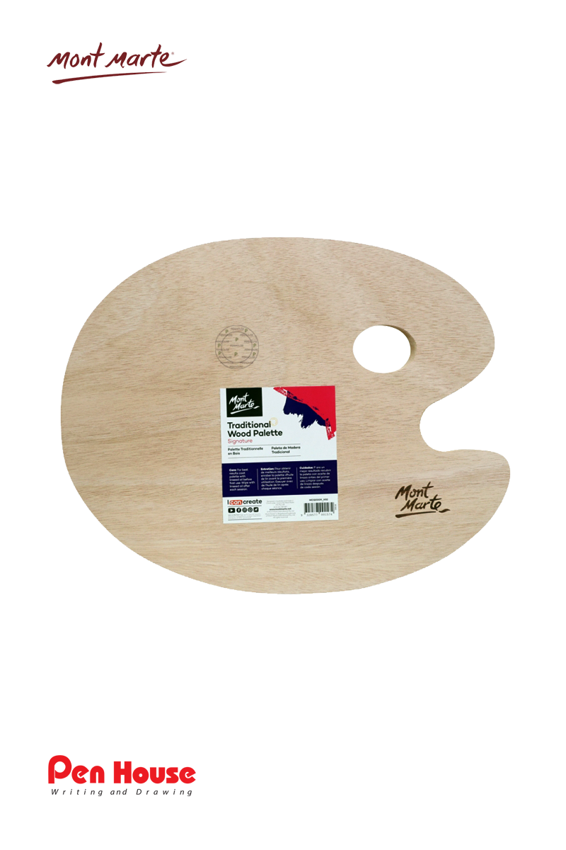 WOOD PALETTE SIGNATURE TRADITIONAL 30X38CM