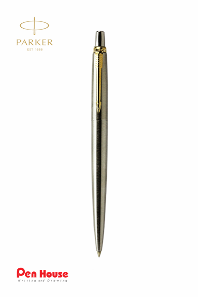 PARKER JOTTER STAINLESS STEEL GOLD TRIM BP