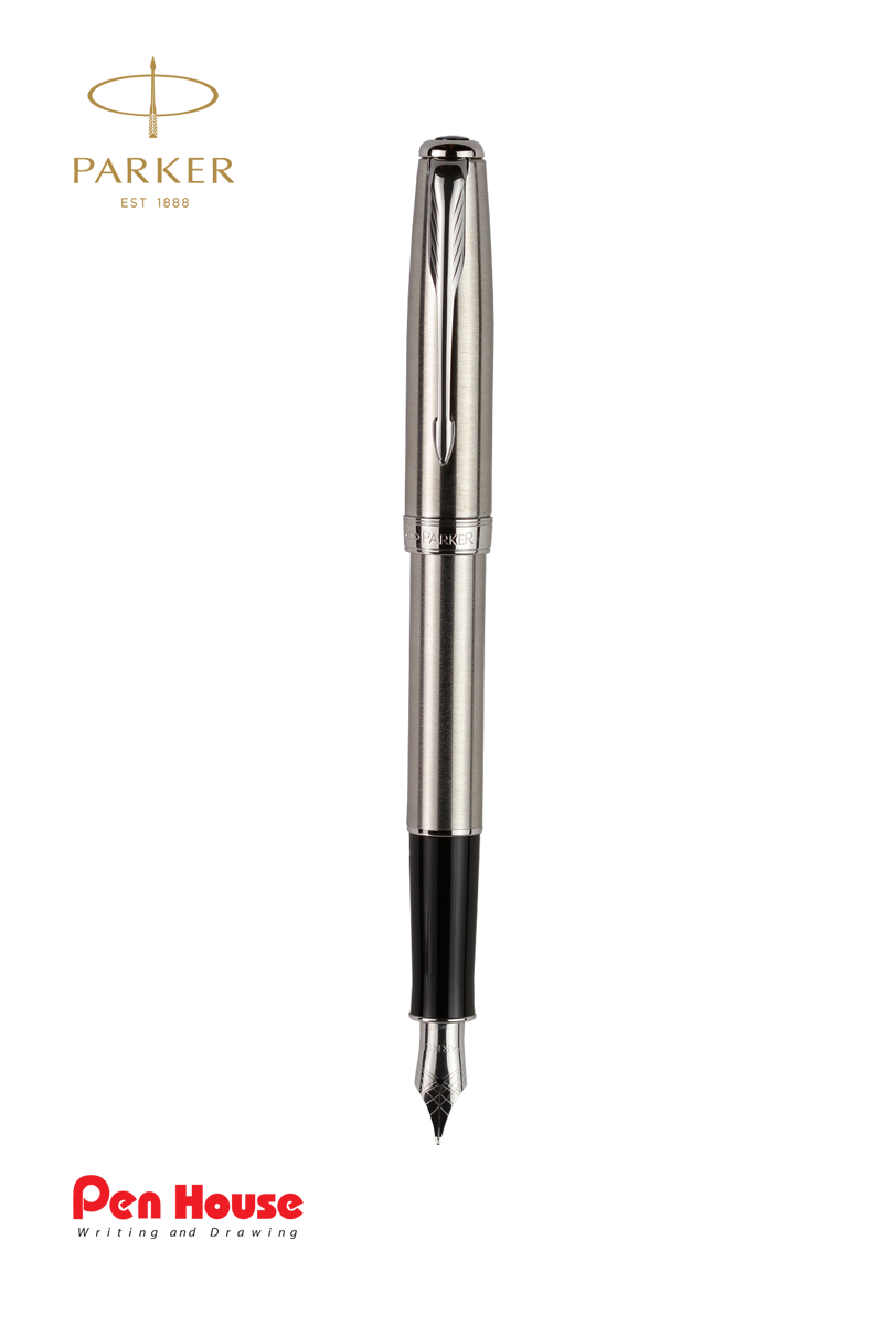 PARKER SONNET STAINLESS STEEL CT FOUNTAIN PEN