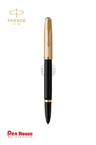PARKER 51 DELUXE BLACK GT FP (M)