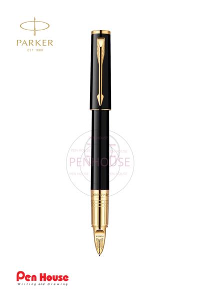 PARKER INGENUITY BLACK 23K GOLD TRIM PEN 5TH