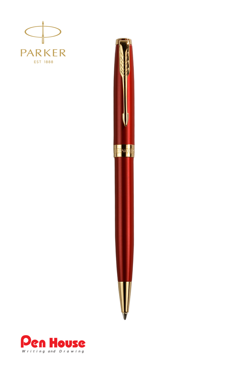 PARKER SONNET RED LACQUER GT BP