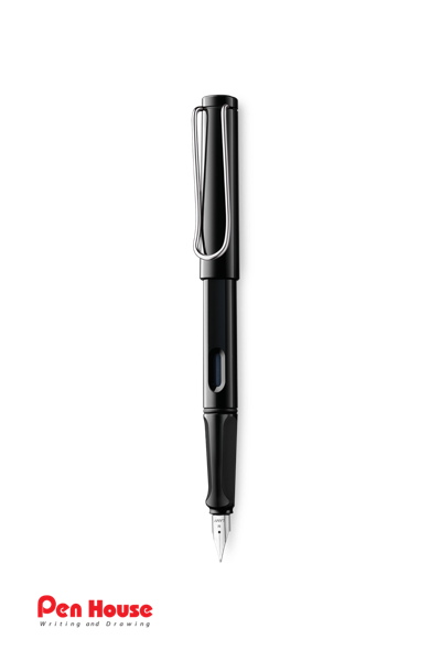 LAMY SAFARI LACQUER BLACK FOUNTAIN PEN