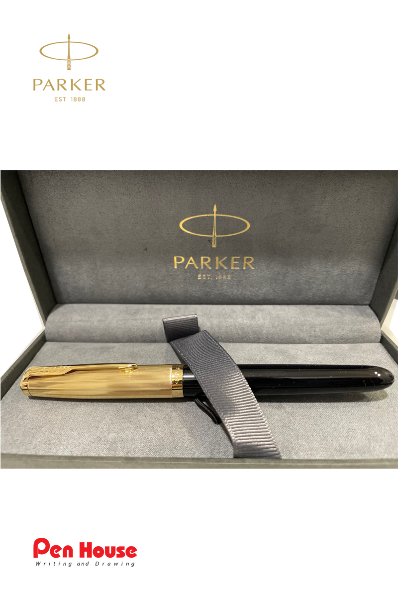 PARKER 51 DELUXE BLACK GT FP (M)
