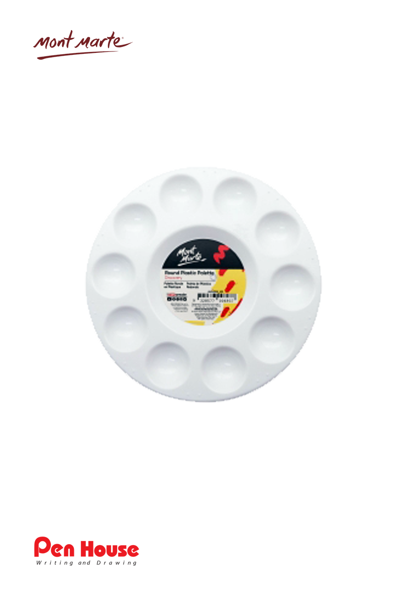 ROUND PLASTIC PALETTE 17CM