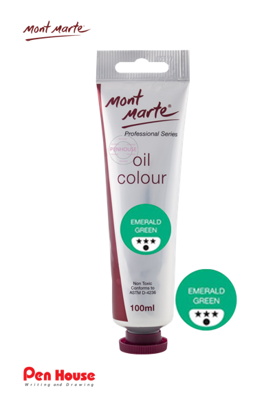 OIL PAINT TUBE 100ML - EMERALD GREEN