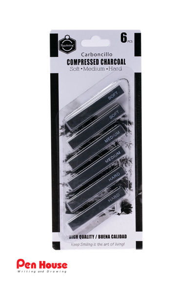 COMPRESSED CHARCOAL THICK