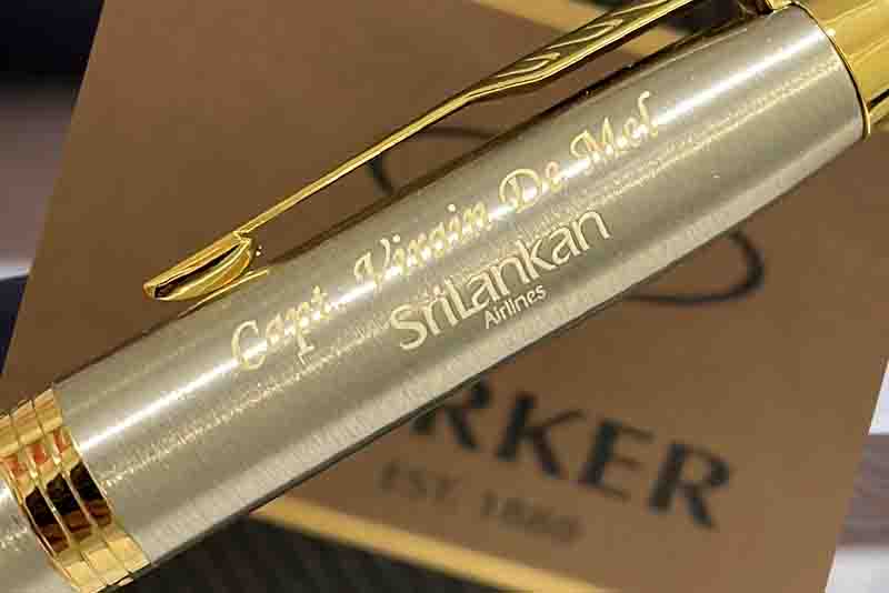 Etch Pen, Stainless Steel - Gold Pen