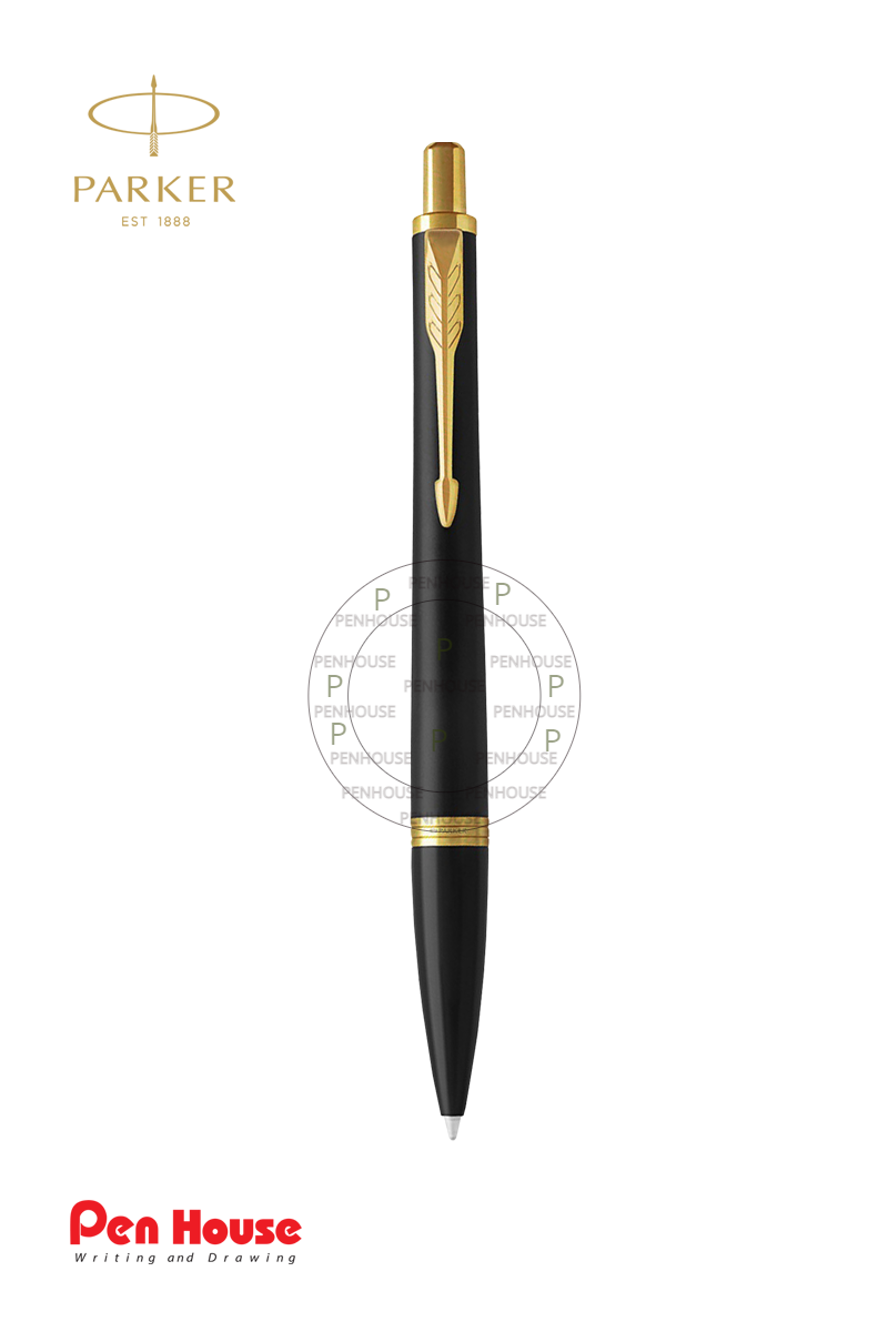 PARKER URBAN MATT BLACK GOLD TRIM BP