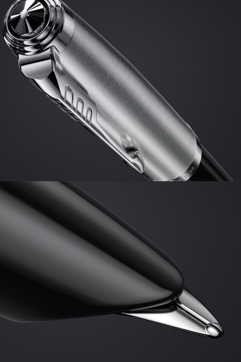 PARKER 51 COVE BLACK CHROME TRIME FOUNTAIN P (F)