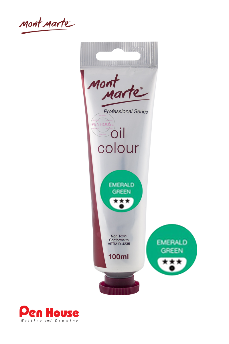 OIL PAINT TUBE 100ML - EMERALD GREEN