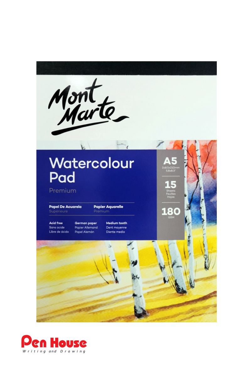 WATER COLOR PAD GERMAN PAPER A5