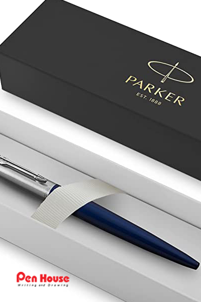 PARKER JOTTER ROYAL BLUE CHROME TRIM BALLPOINT PEN