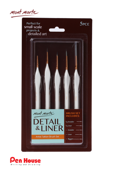 BRUSH SET DETAIL LINER MONT MART