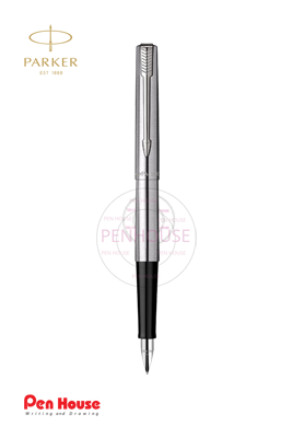 PARKER JOTTER STAINLESS STEEL CHROM TRIM FOUNTAIN PEN