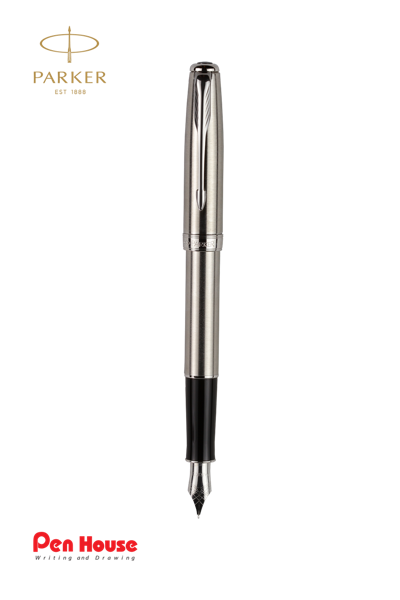 PARKER SONNET STAINLESS STEEL CT FOUNTAIN PEN