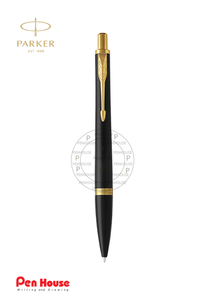 PARKER URBAN MATT BLACK GOLD TRIM BP